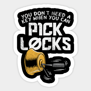 Funny Lock Picker Gift Sticker